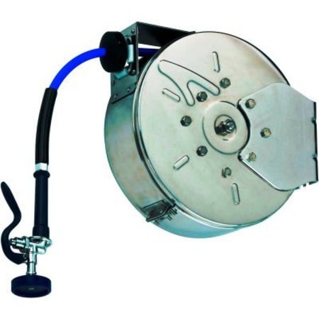 T&S BRASS T&S Brass B-7132-01* Open Hose Reel W/ 35' Hose, Stainless Steel B-7132-01*